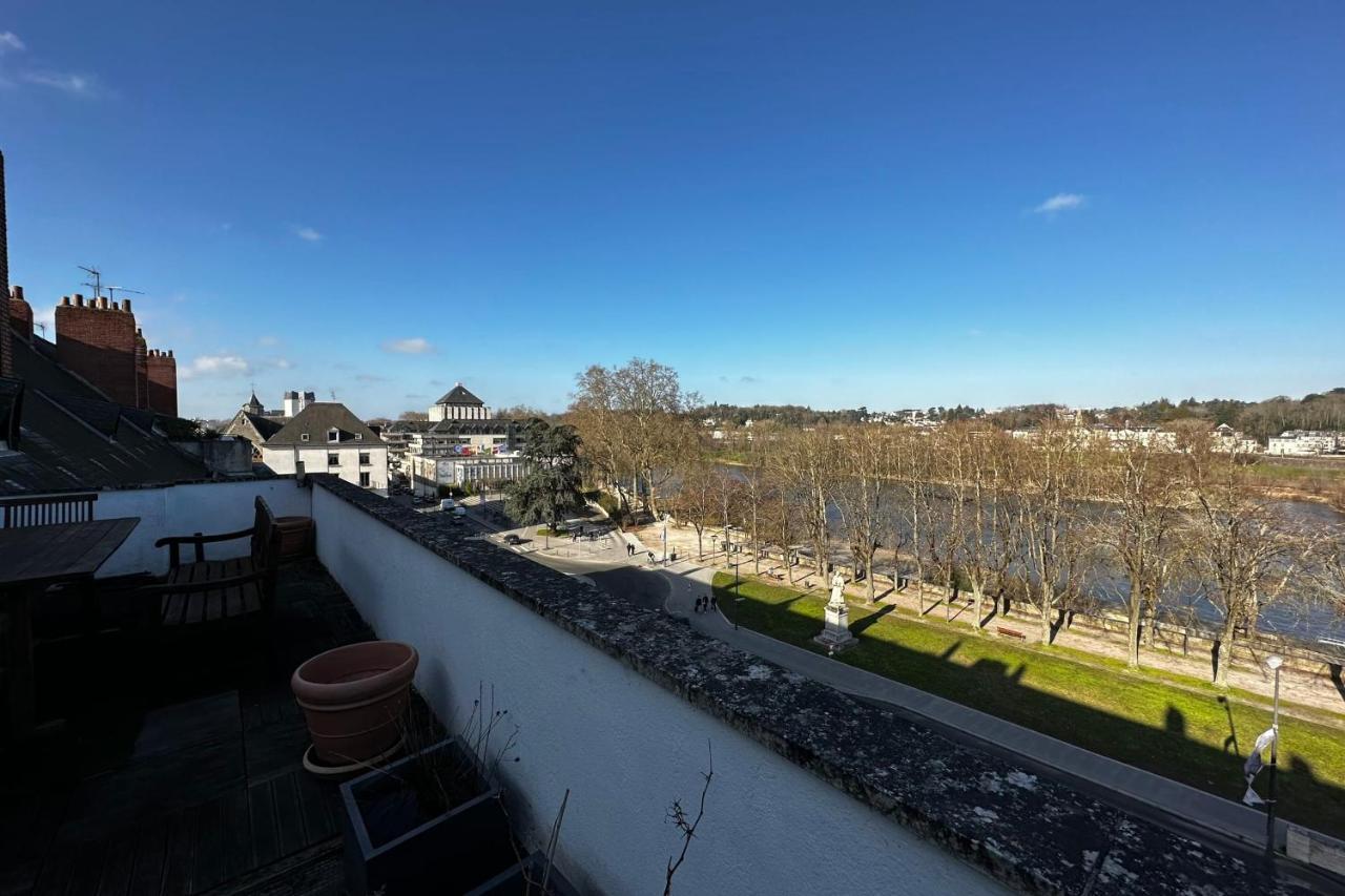 Beautiful Apartment With Terrace - Loire View Tours Exteriör bild
