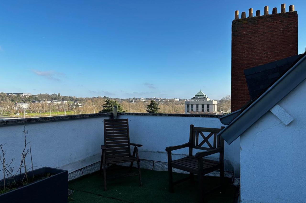 Beautiful Apartment With Terrace - Loire View Tours Exteriör bild